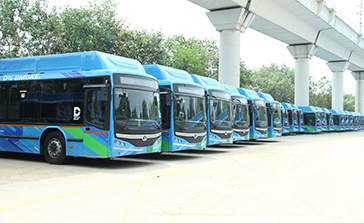 Tata Motors E-buses in Delhi